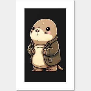 Private Not Naked Mole Rat Secret Agent Posters and Art